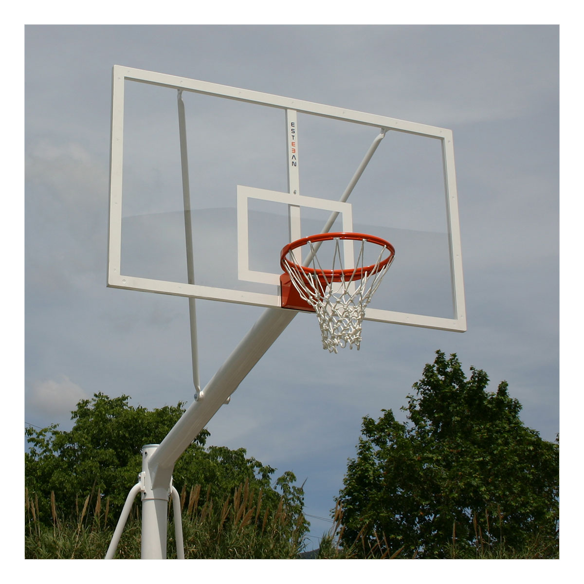 Canasta hidráulica baloncesto / minibasket fija tablero metacrilato  extensión 165 cm BH00001-1 - ESTEBAN SG&E