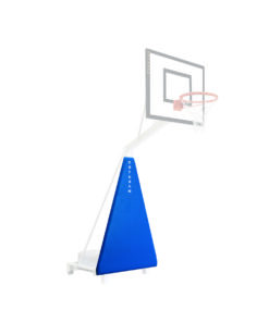 Protección frontal canasta minibasquet trasladable